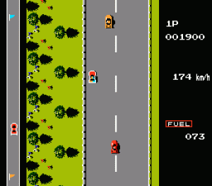 Road Fighter 2d Game